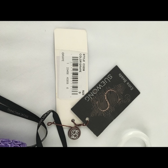 Sue Wong Sleeveless Soutache Dress. Size 0 - Picture 4 of 4